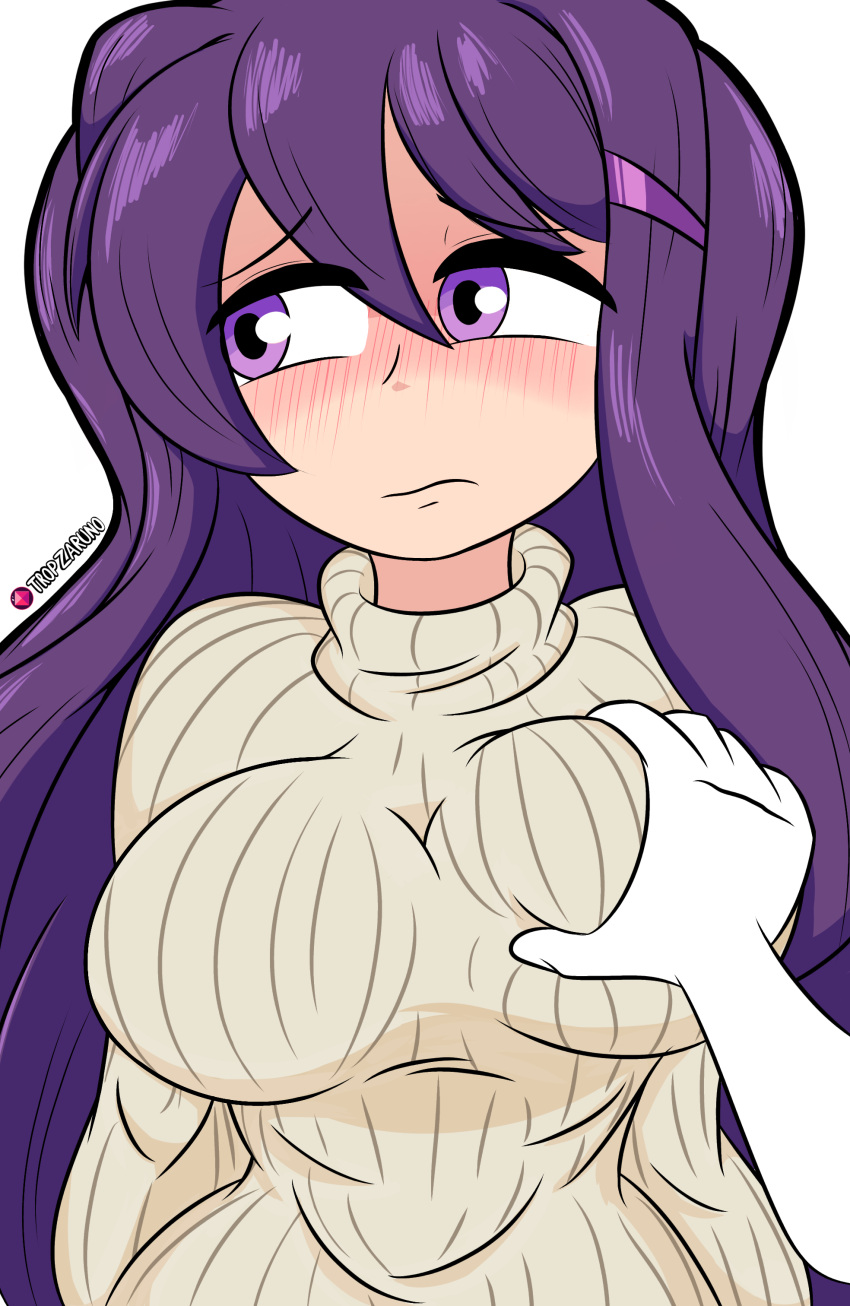Yuri (Doki Doki Literature Club) Rule 34 Image