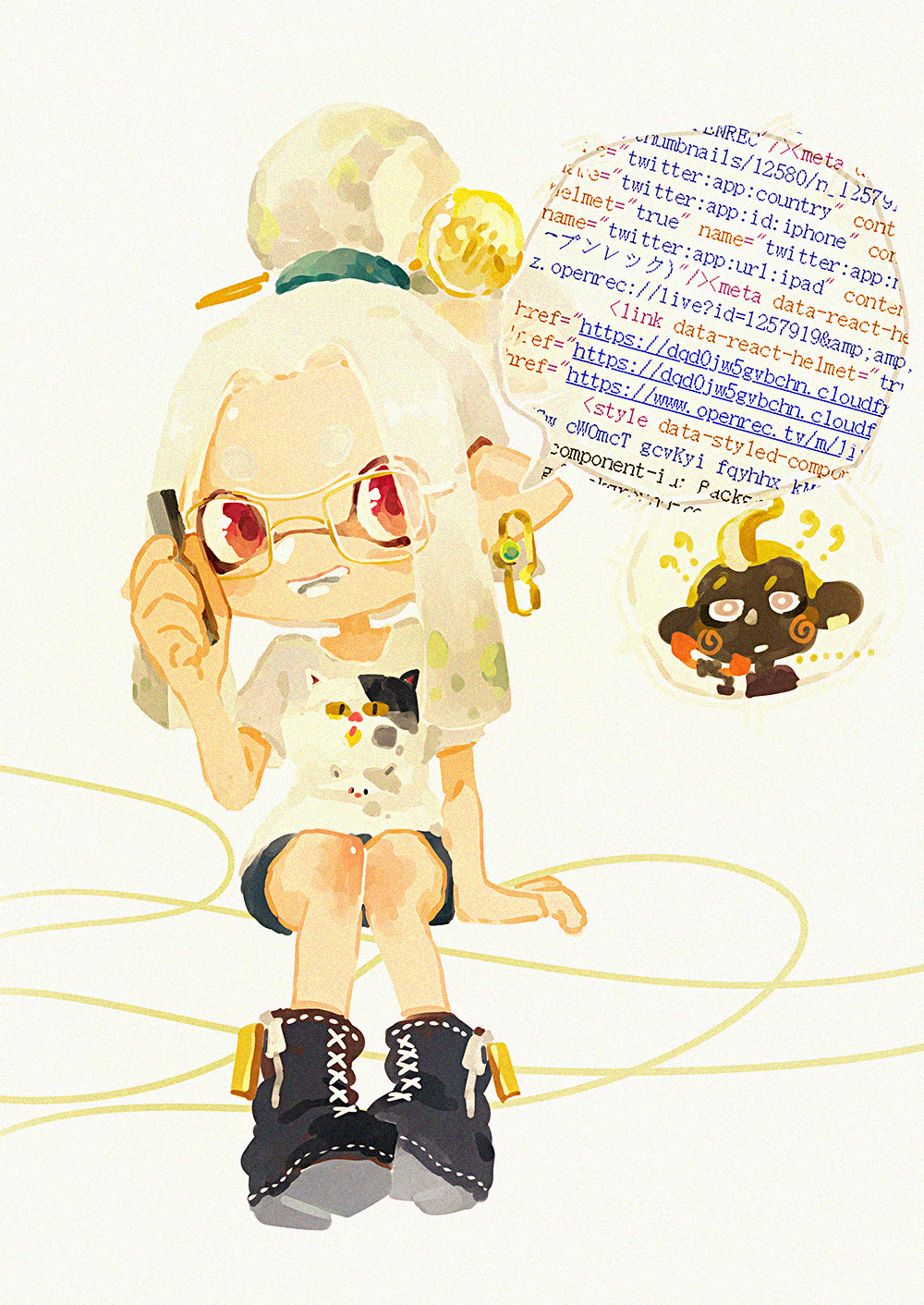 Inkling (Judd (Splatoon)) Rule 34 Image
