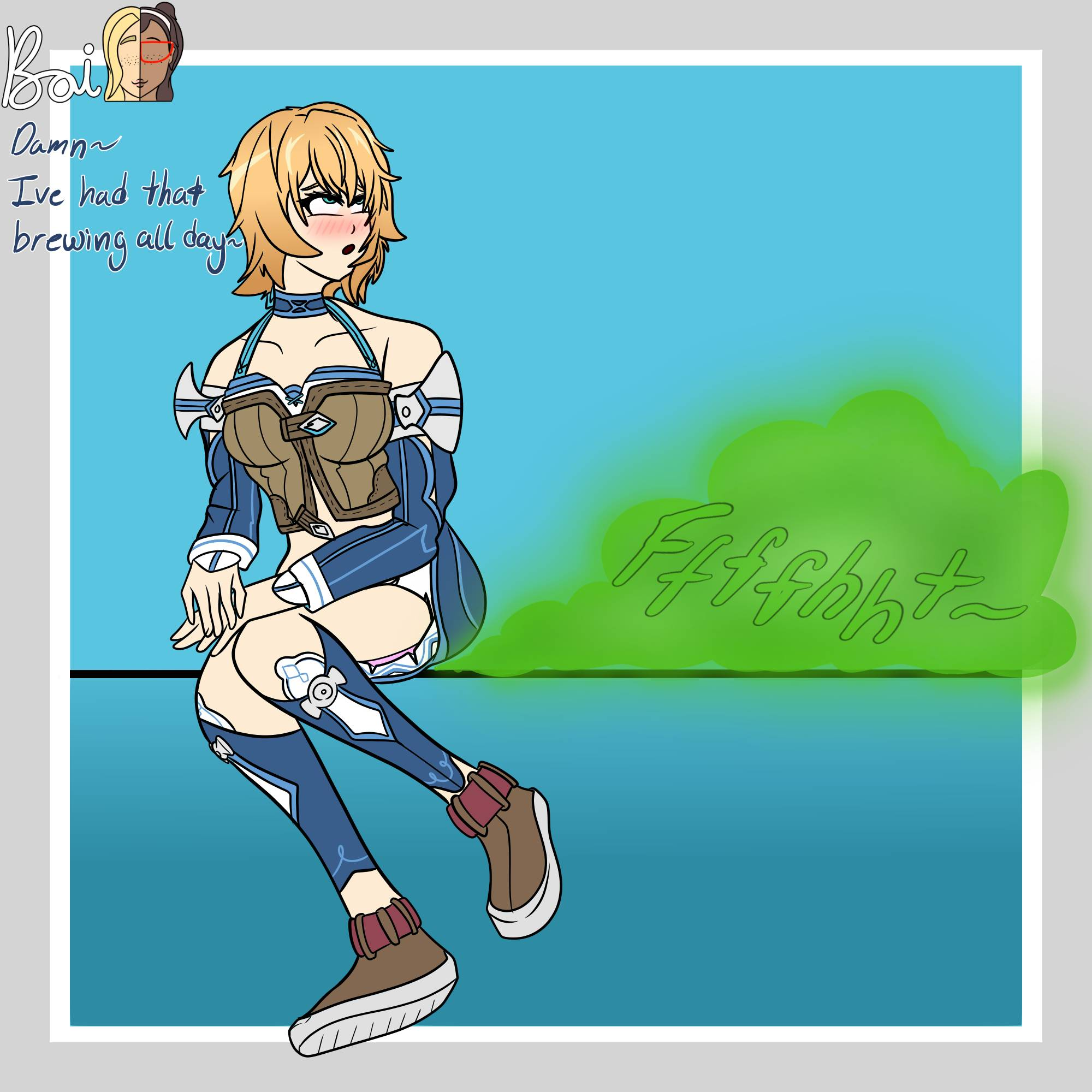 Blonde Hair Rule 34 Image