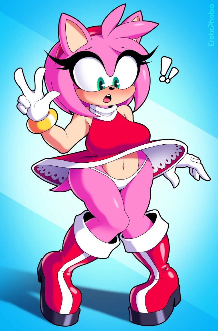 Amy Rose (Sega) Rule 34 Image