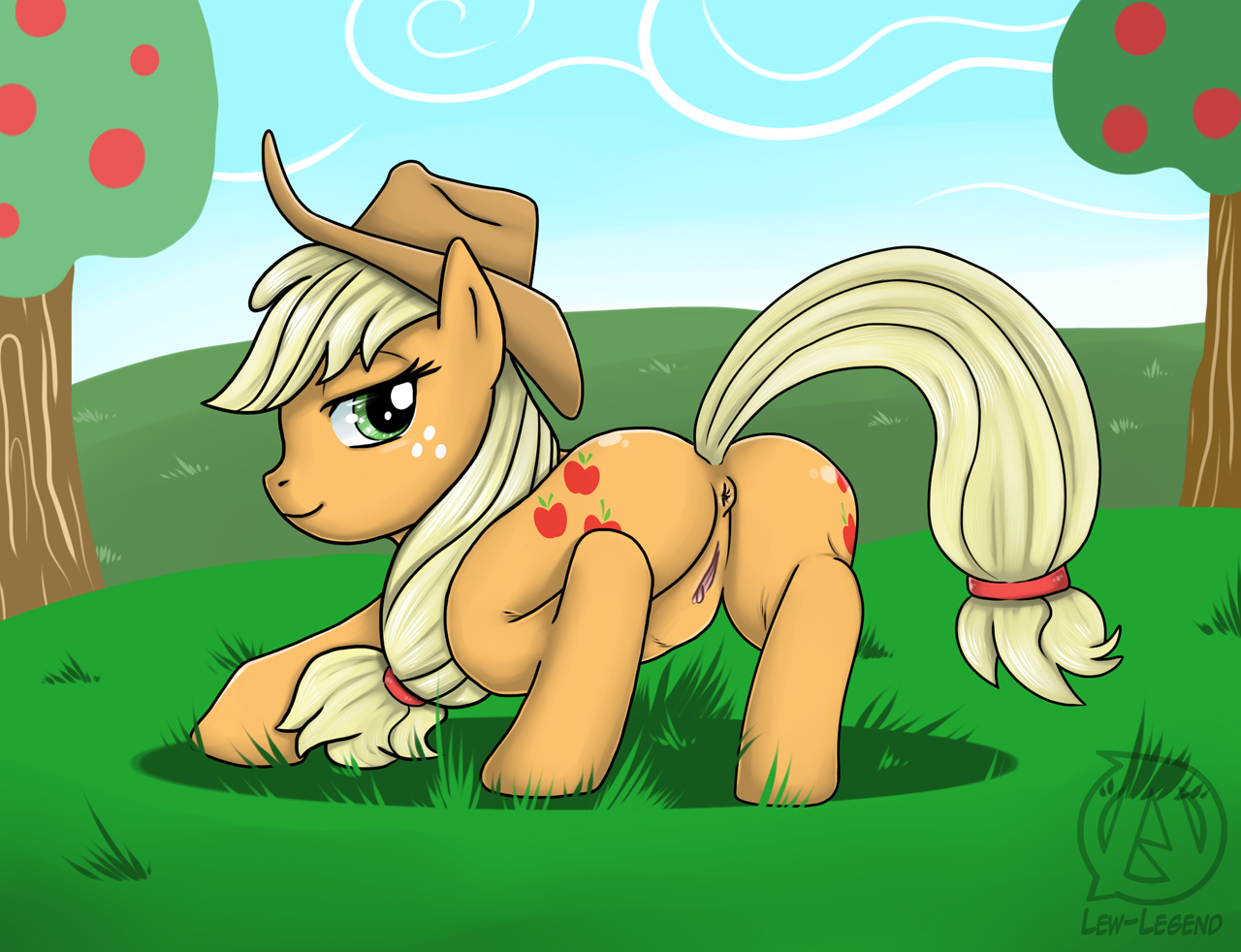 Applejack (Mlp) Rule 34 Image