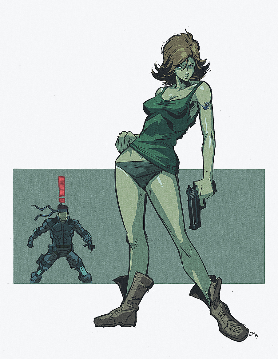 Meryl Silverburgh (Metal Gear) Rule 34 Image