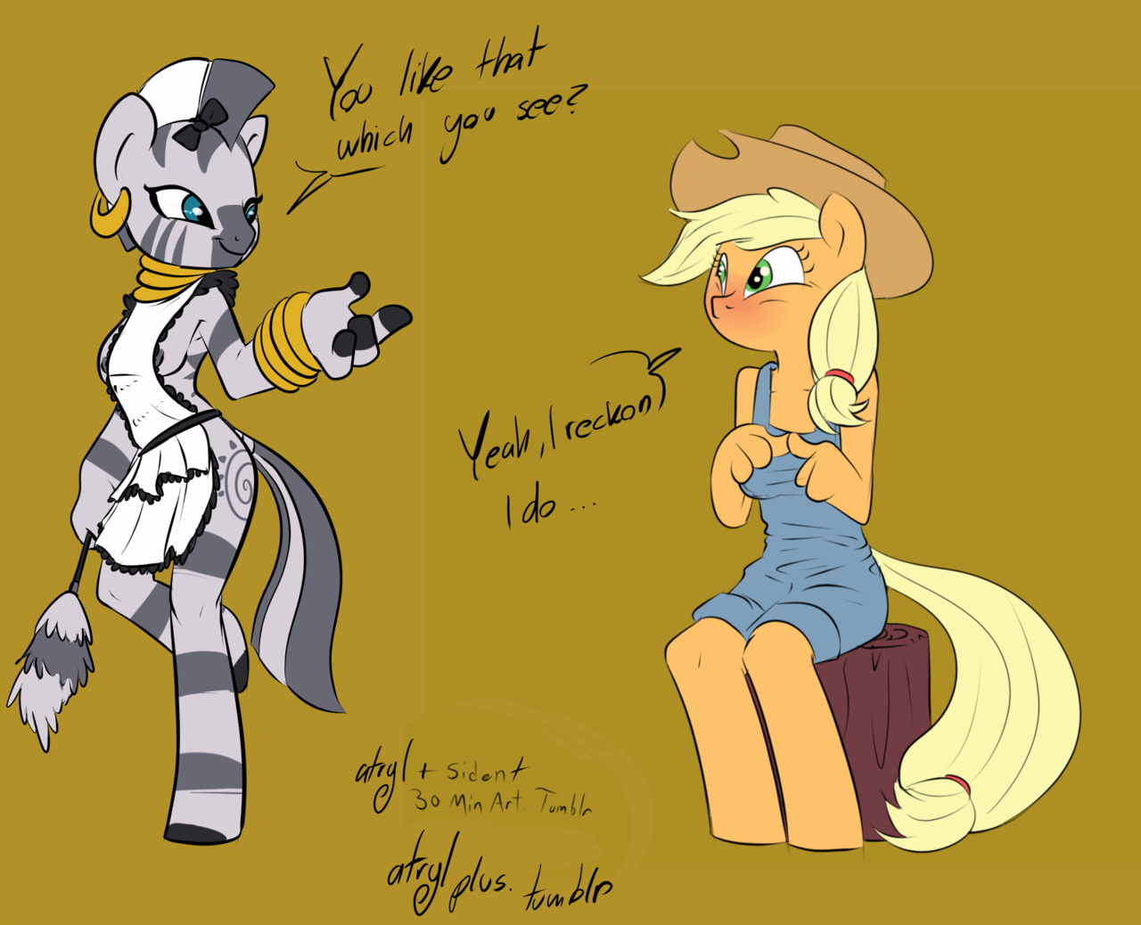Applejack (Mlp) Rule 34 Image
