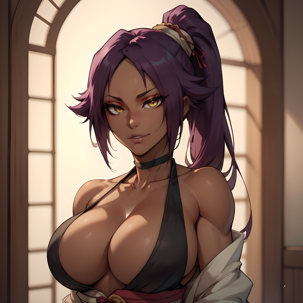 Shihouin Yoruichi (Bleach) Rule 34 Image