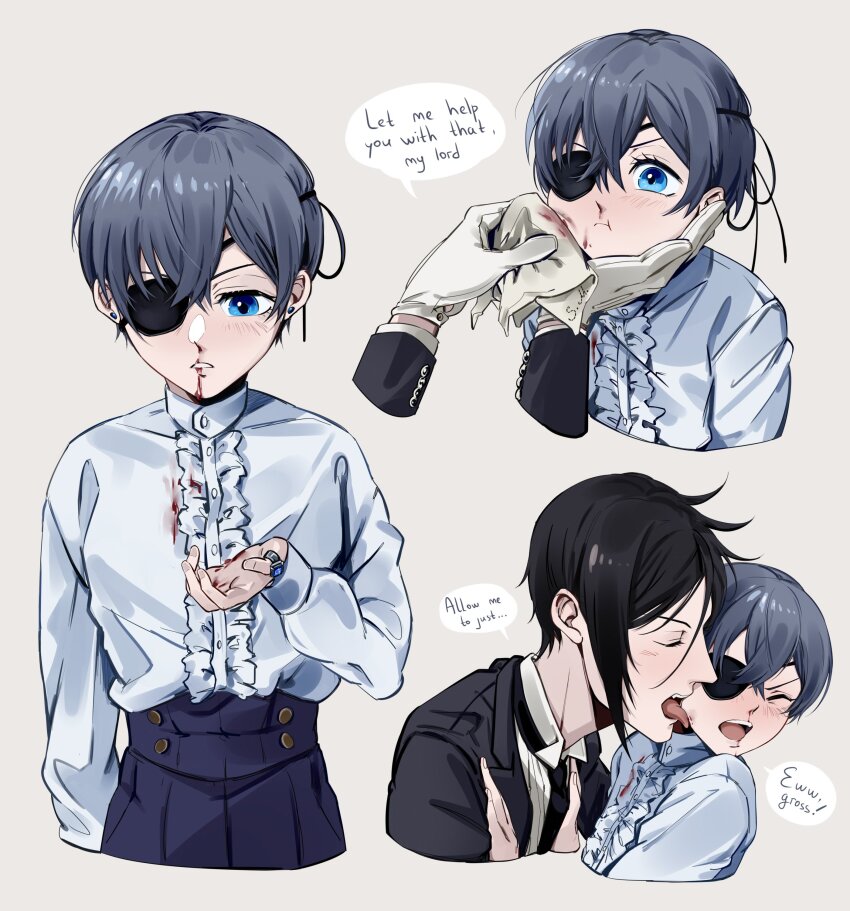 Ciel Phantomhive (Kuroshitsuji) Rule 34 Image