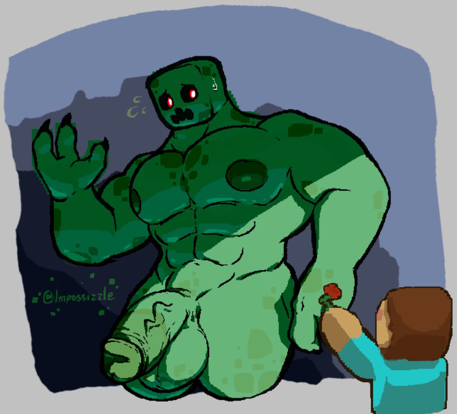 Creeper (Minecraft) Rule 34 Image