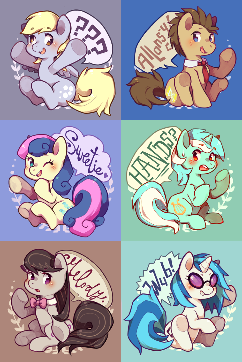 Derpy Hooves (Bonbon (My Little Pony)) Rule 34 Image