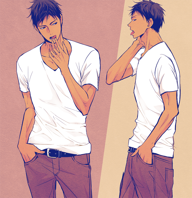 Aomine Daiki (Kuroko No Basuke) Rule 34 Image