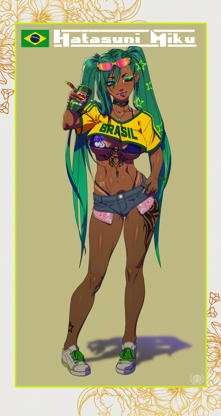 Brazilian Miku (Vocaloid) Rule 34 Image