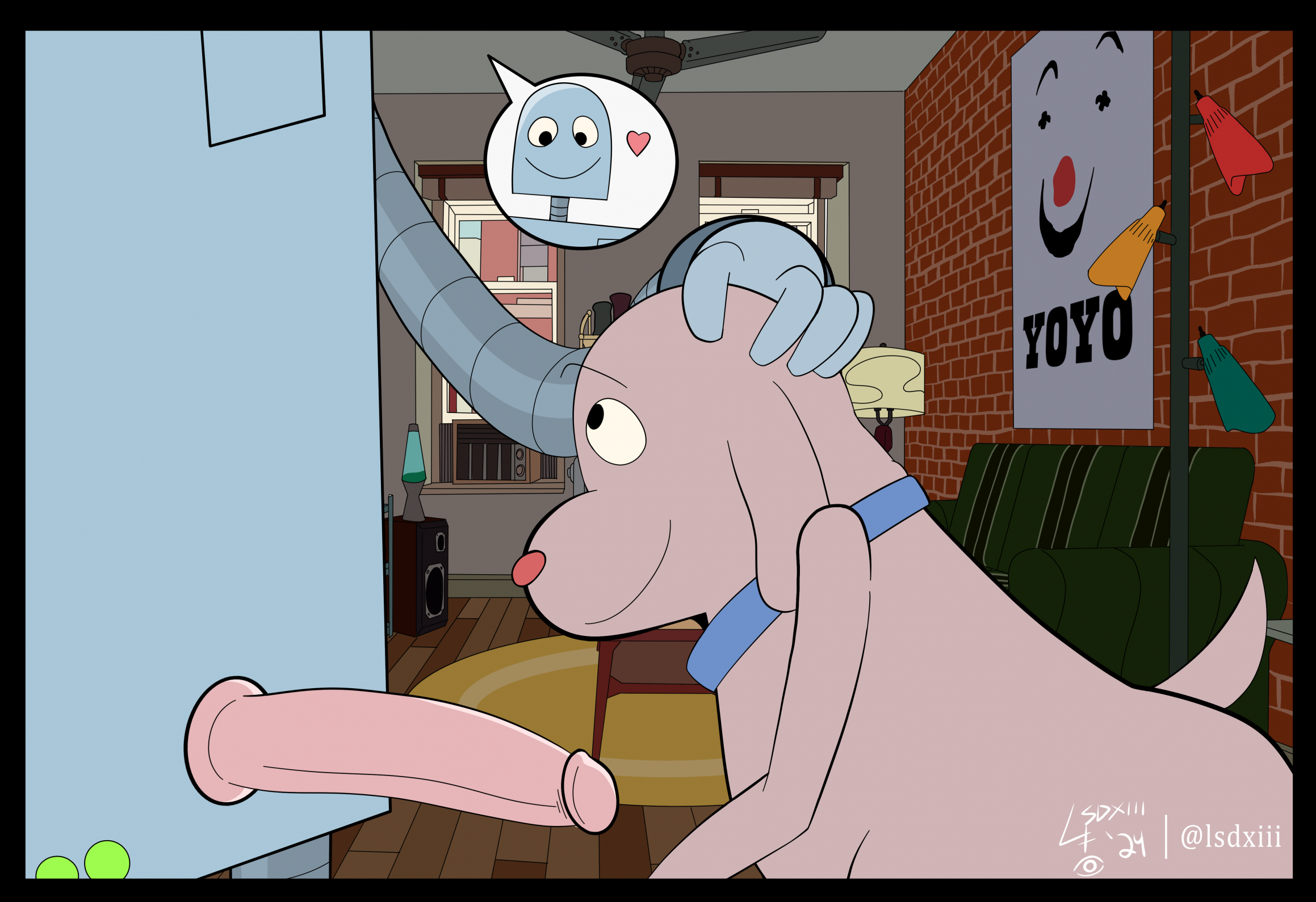 Dog (Robot Dreams) Rule 34 Image