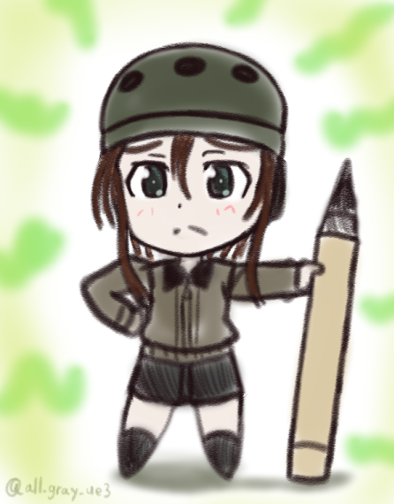 Helmet-Chan (Girls Und Panzer) Rule 34 Image
