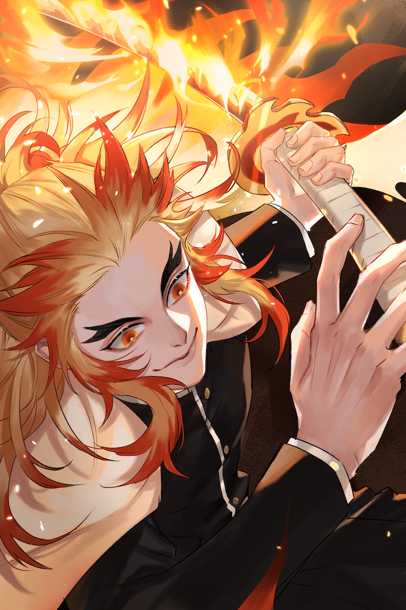 Rengoku Kyoujurou (Kimetsu No Yaiba) Rule 34 Image