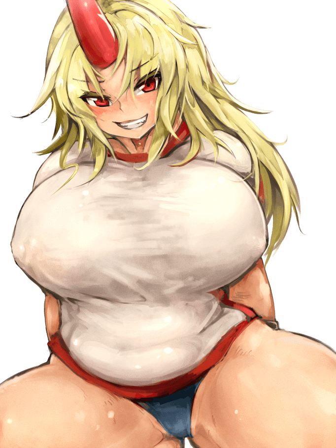 Hoshiguma Yuugi (Cookie (Touhou)) Rule 34 Image
