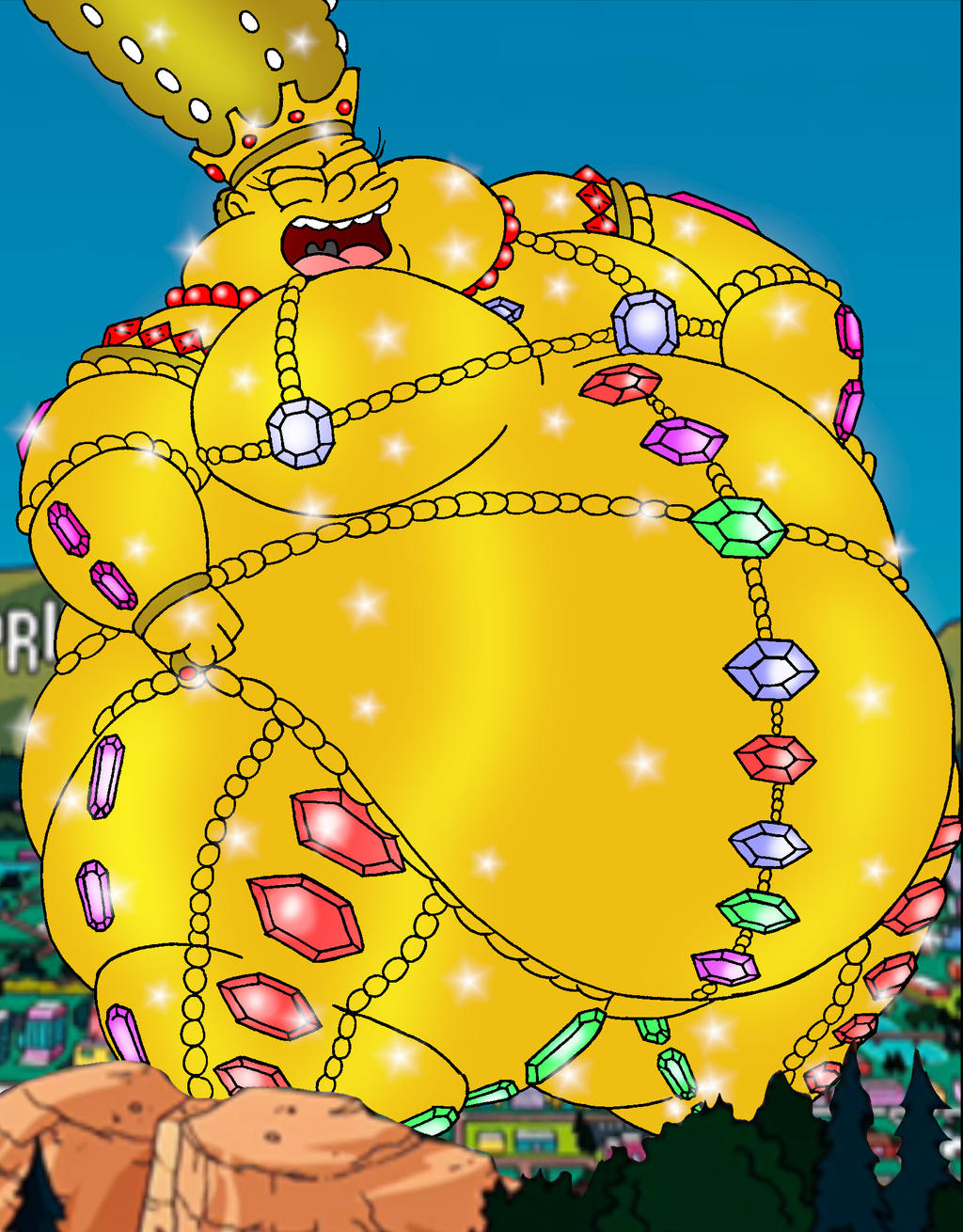 Marge Simpson (20th Century Fox) Rule 34 Image