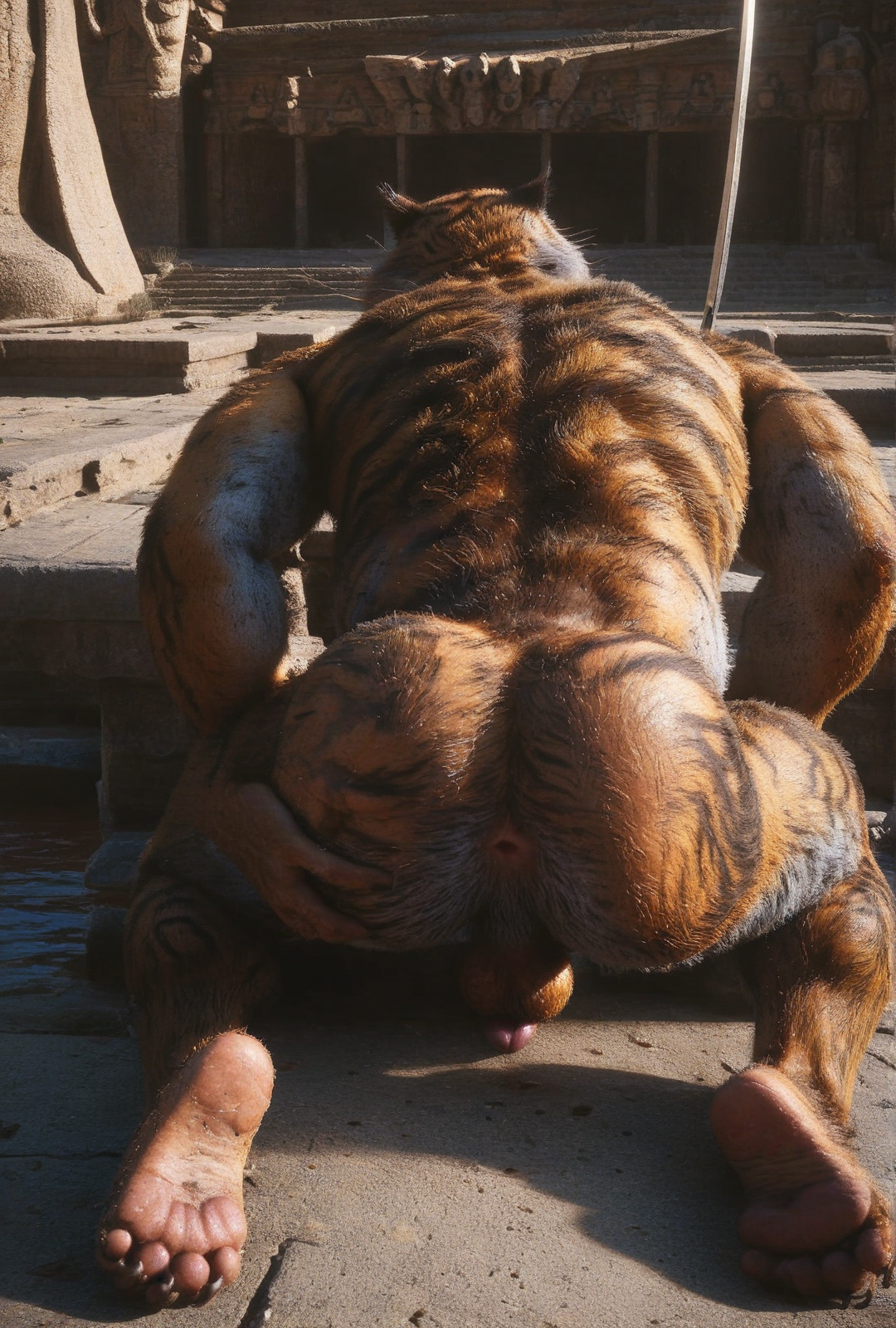 Tiger Vanguard (Black Myth: Wukong) Rule 34 Image