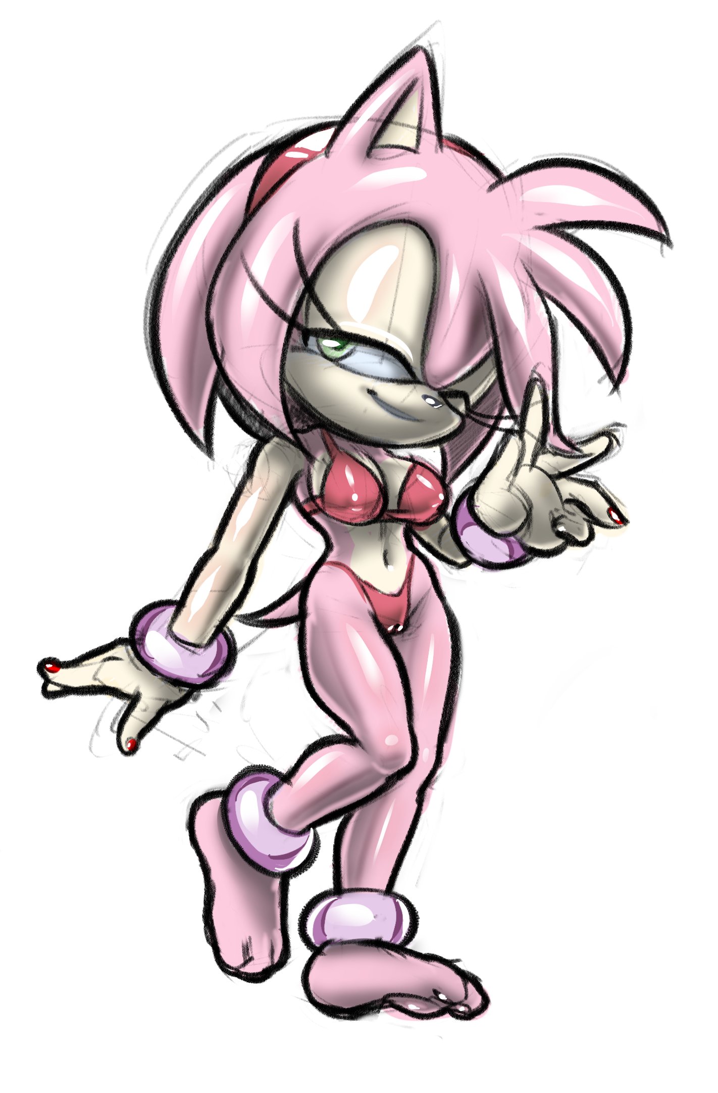 Amy Rose (Sonic (Series)) Rule 34 Image