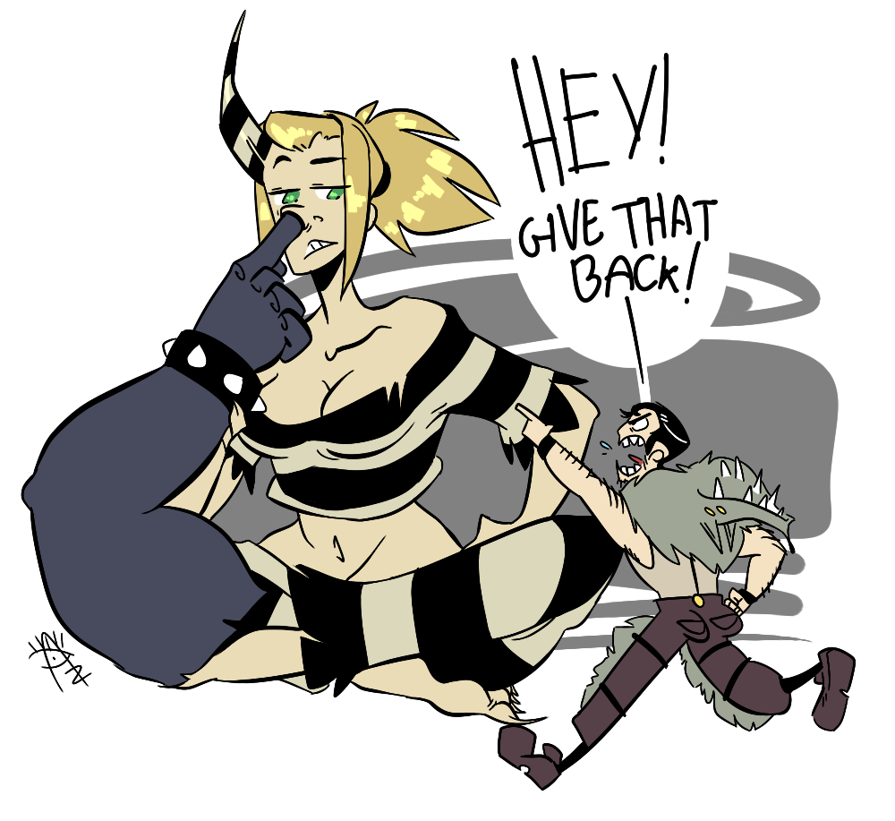 Beowulf (Skullgirls) Rule 34 Image