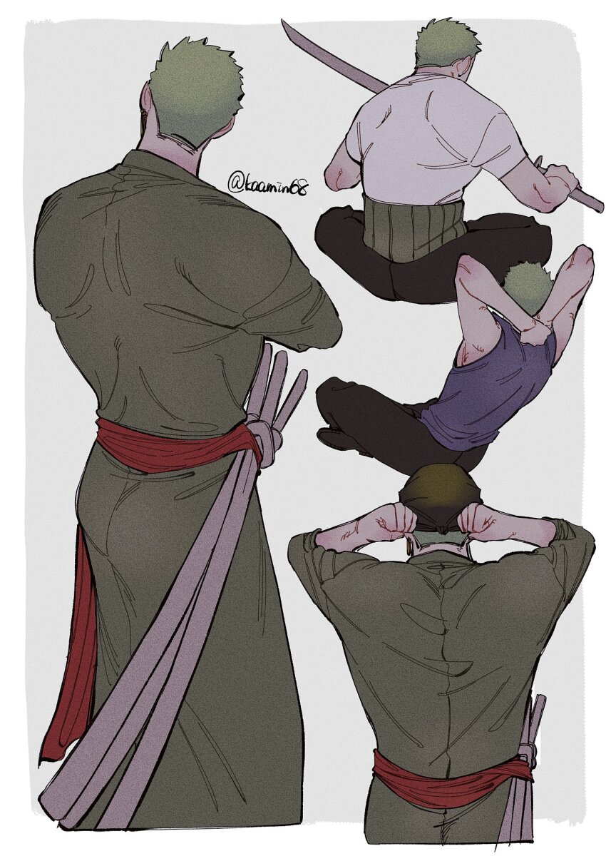 Roronoa Zoro (One Piece) Rule 34 Image