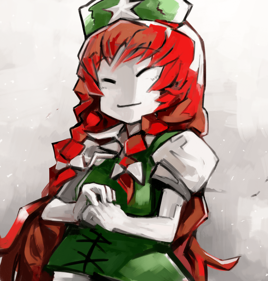 Hong Meiling (Cookie (Touhou)) Rule 34 Image