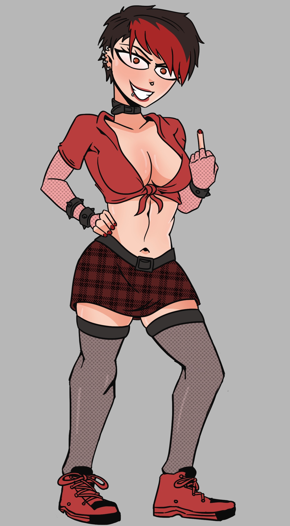 Big Tiddy Goth Gf Rule 34 Image