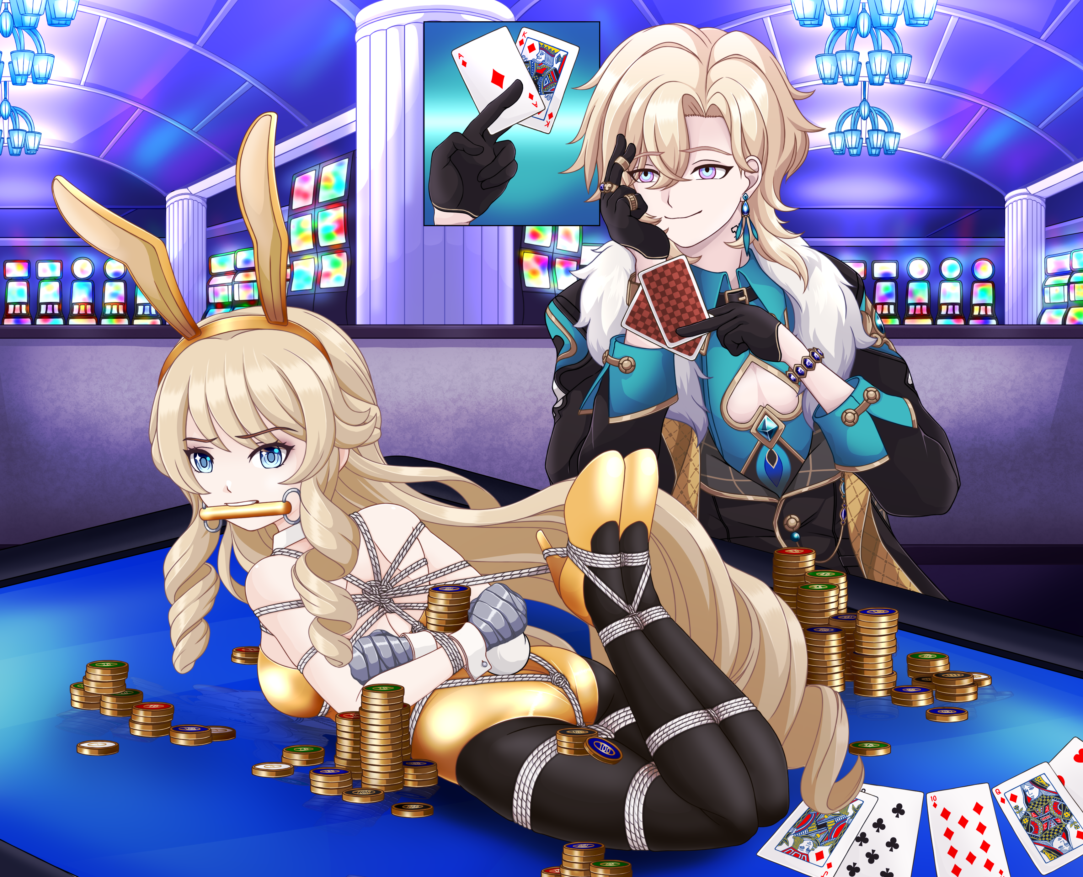 Aventurine (Honkai: Star Rail) Rule 34 Image
