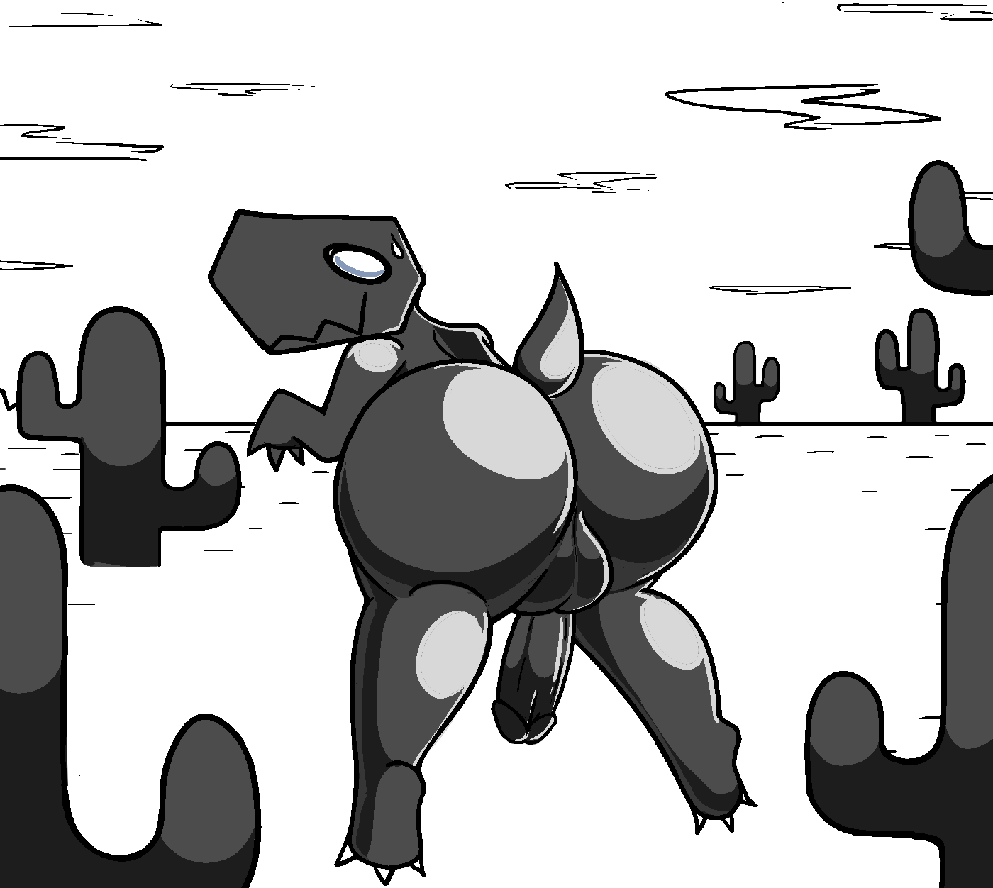 Dinosaur (Google Chrome) Rule 34 Image