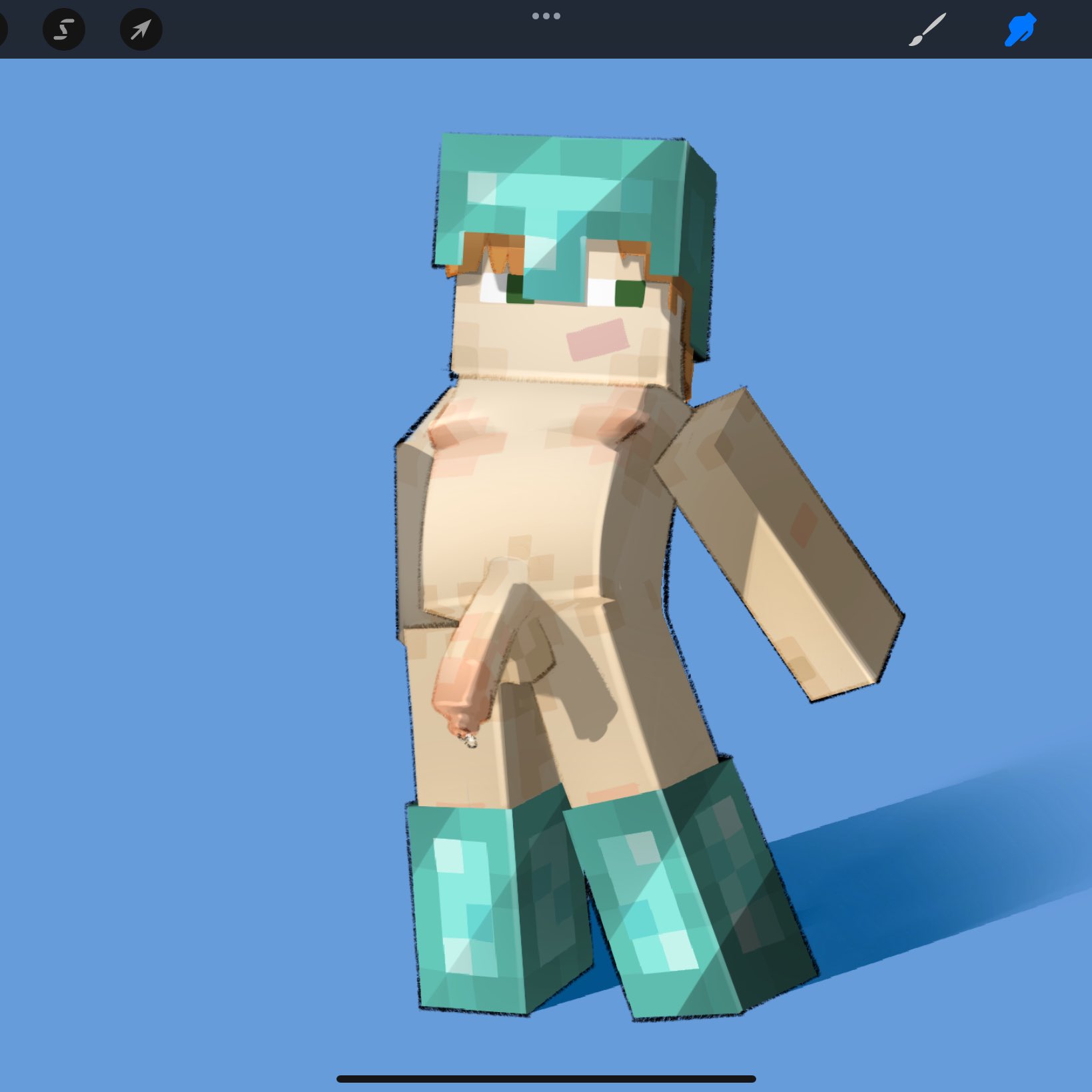 Alex (Minecraft) Rule 34 Image