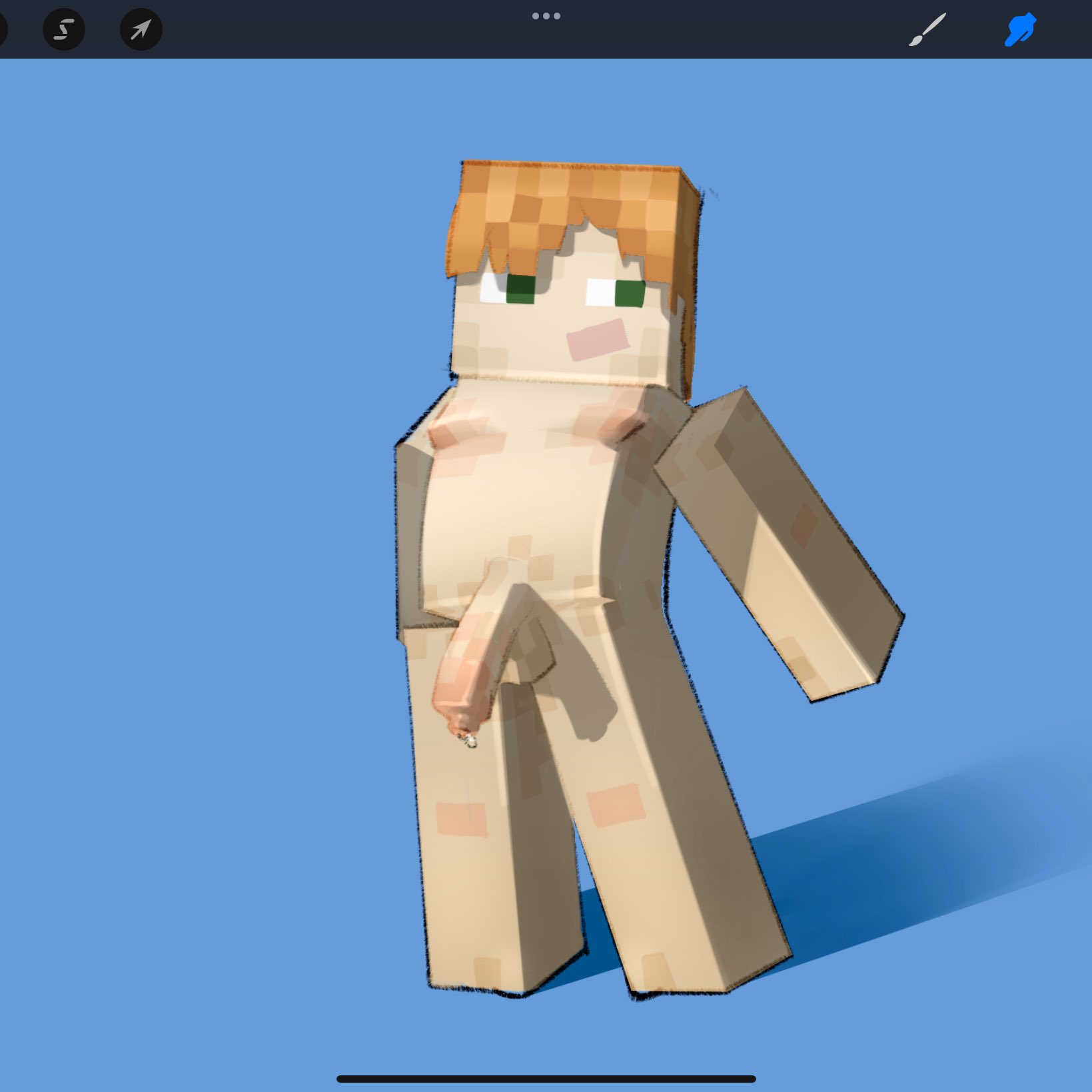 Alex (Minecraft) Rule 34 Image