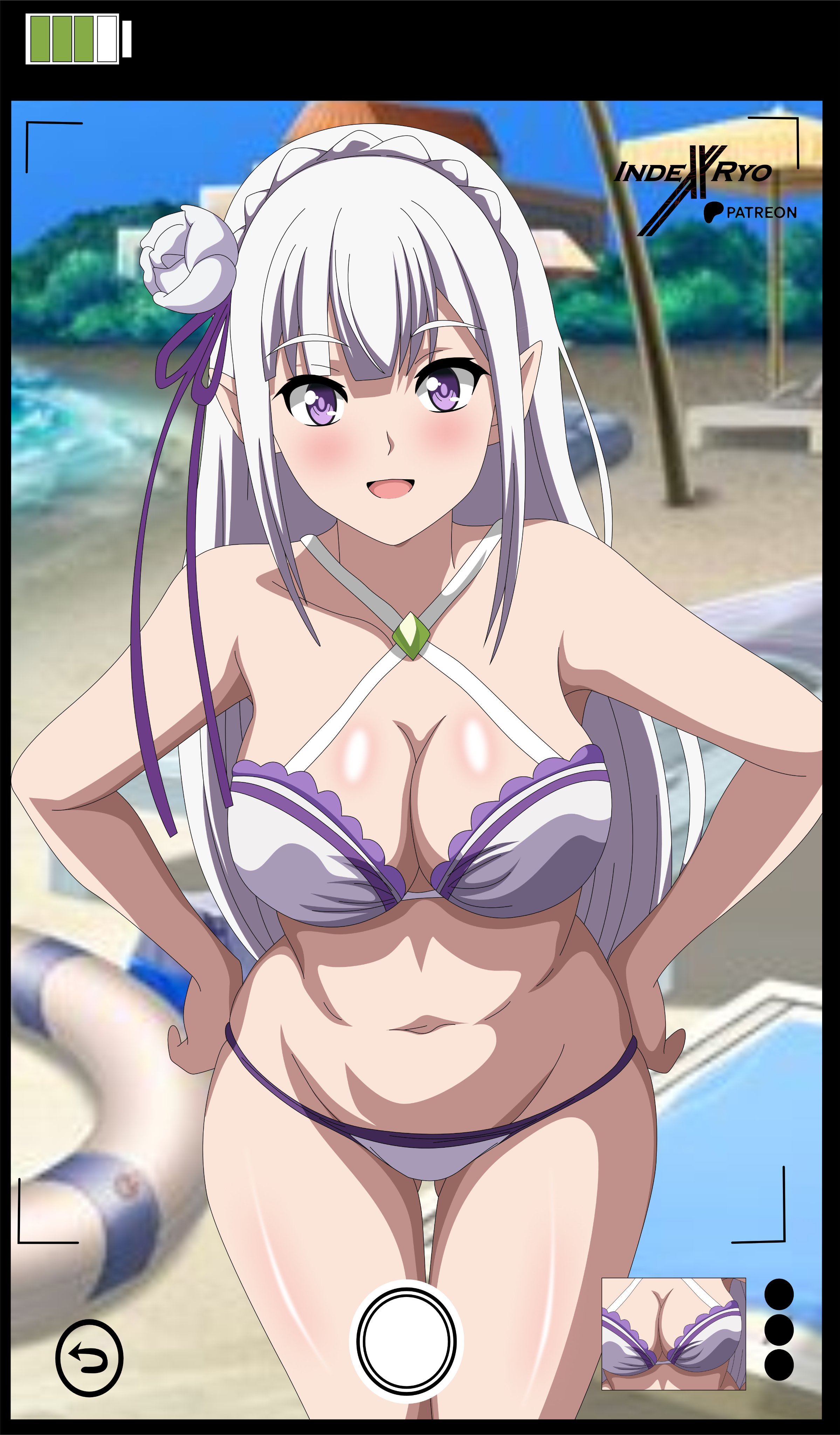 Emilia (Re:Zero) Rule 34 Image