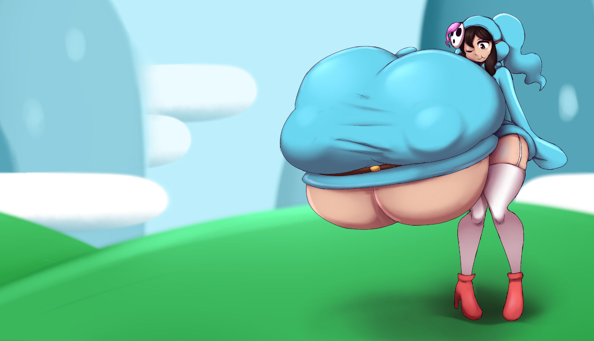 Shy Gal (Mario (Series)) Rule 34 Image