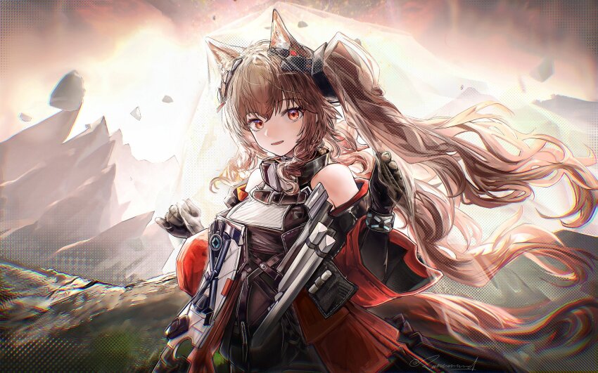Angelina (Arknights) Rule 34 Image