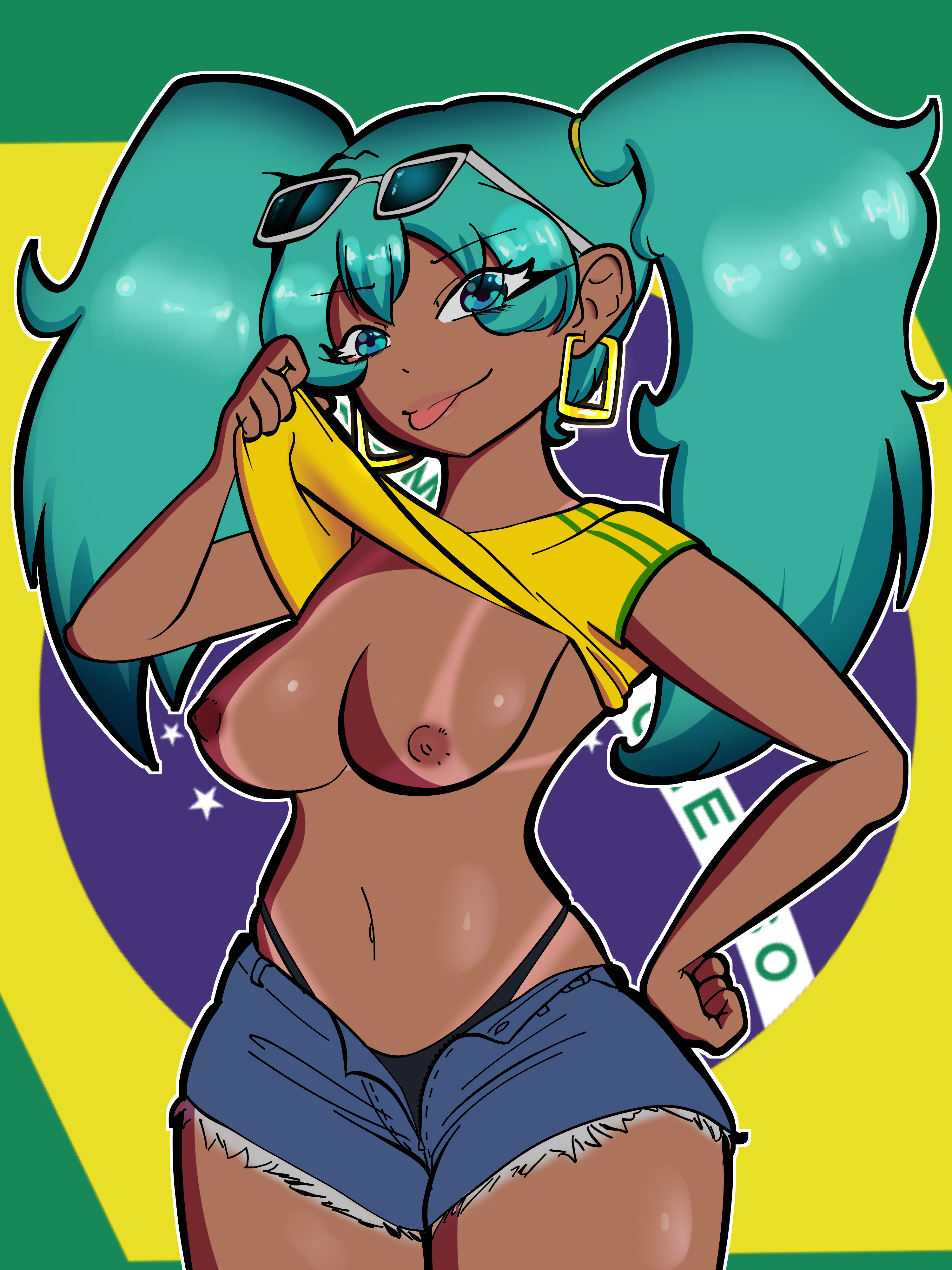 Brazilian Miku (Vocaloid) Rule 34 Image