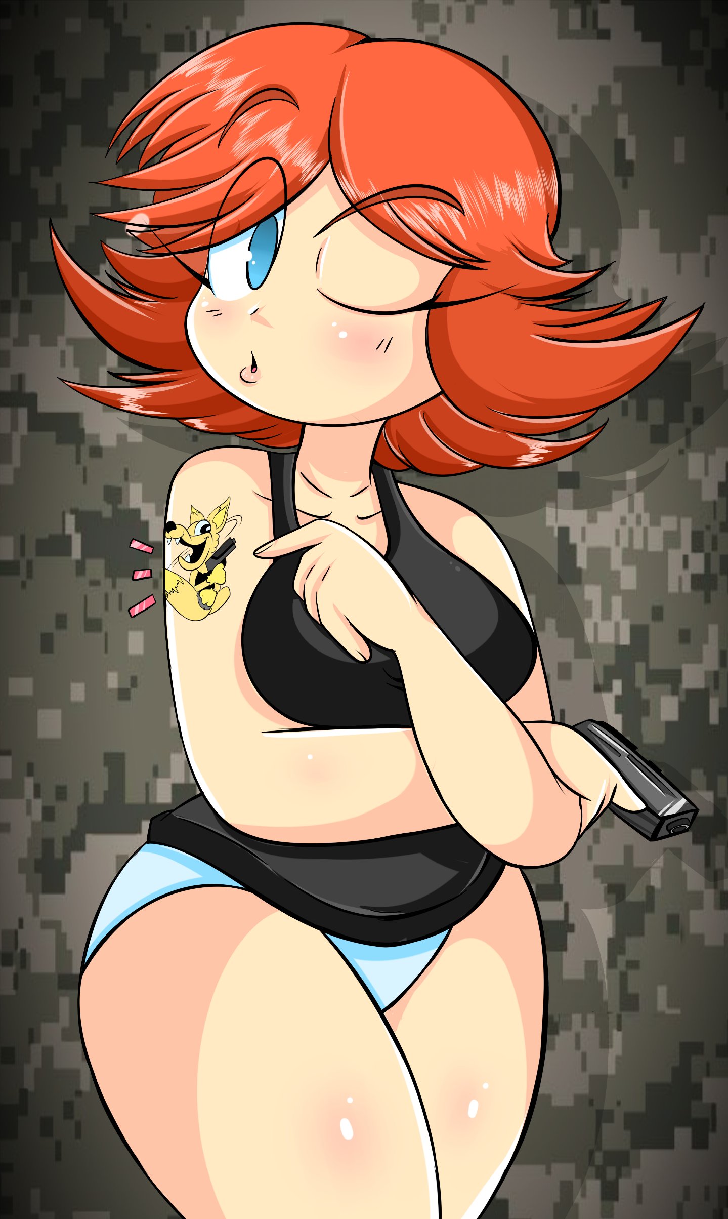 Meryl Silverburgh (Metal Gear) Rule 34 Image