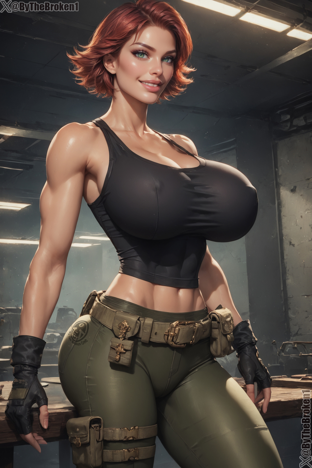 Meryl Silverburgh (Metal Gear) Rule 34 Image