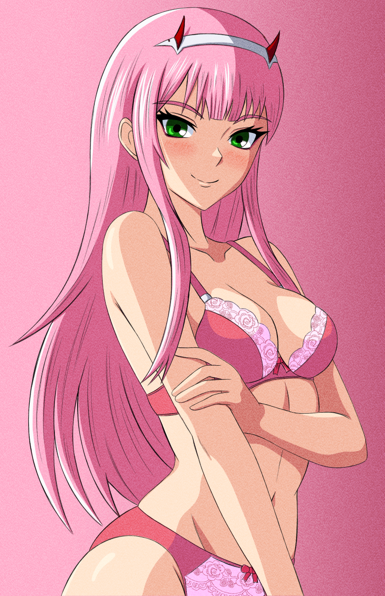Zero Two (Darling In The Franxx) Rule 34 Image