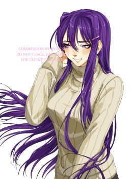 Yuri (Doki Doki Literature Club) Rule 34 Image