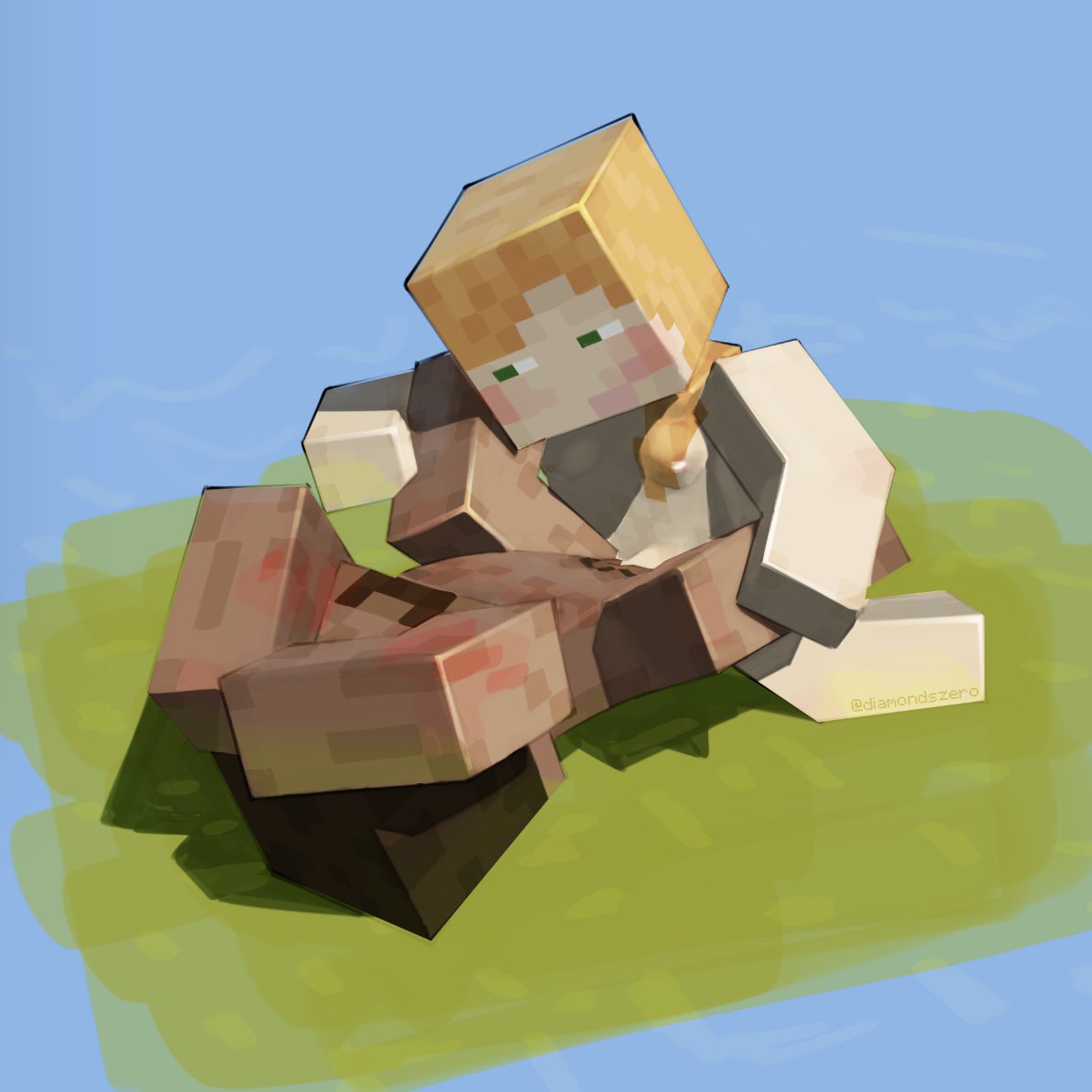 Alex (Minecraft) Rule 34 Image