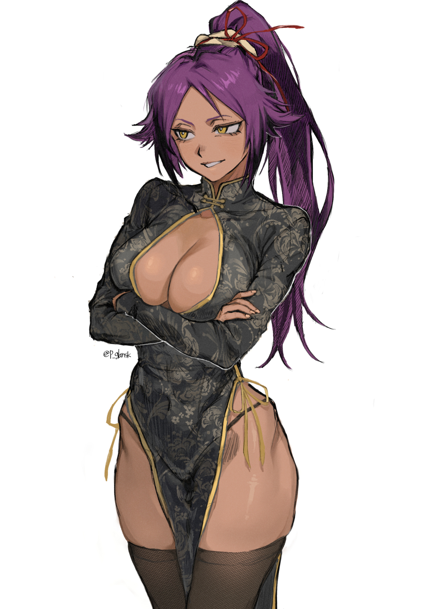 Shihouin Yoruichi (Bleach) Rule 34 Image