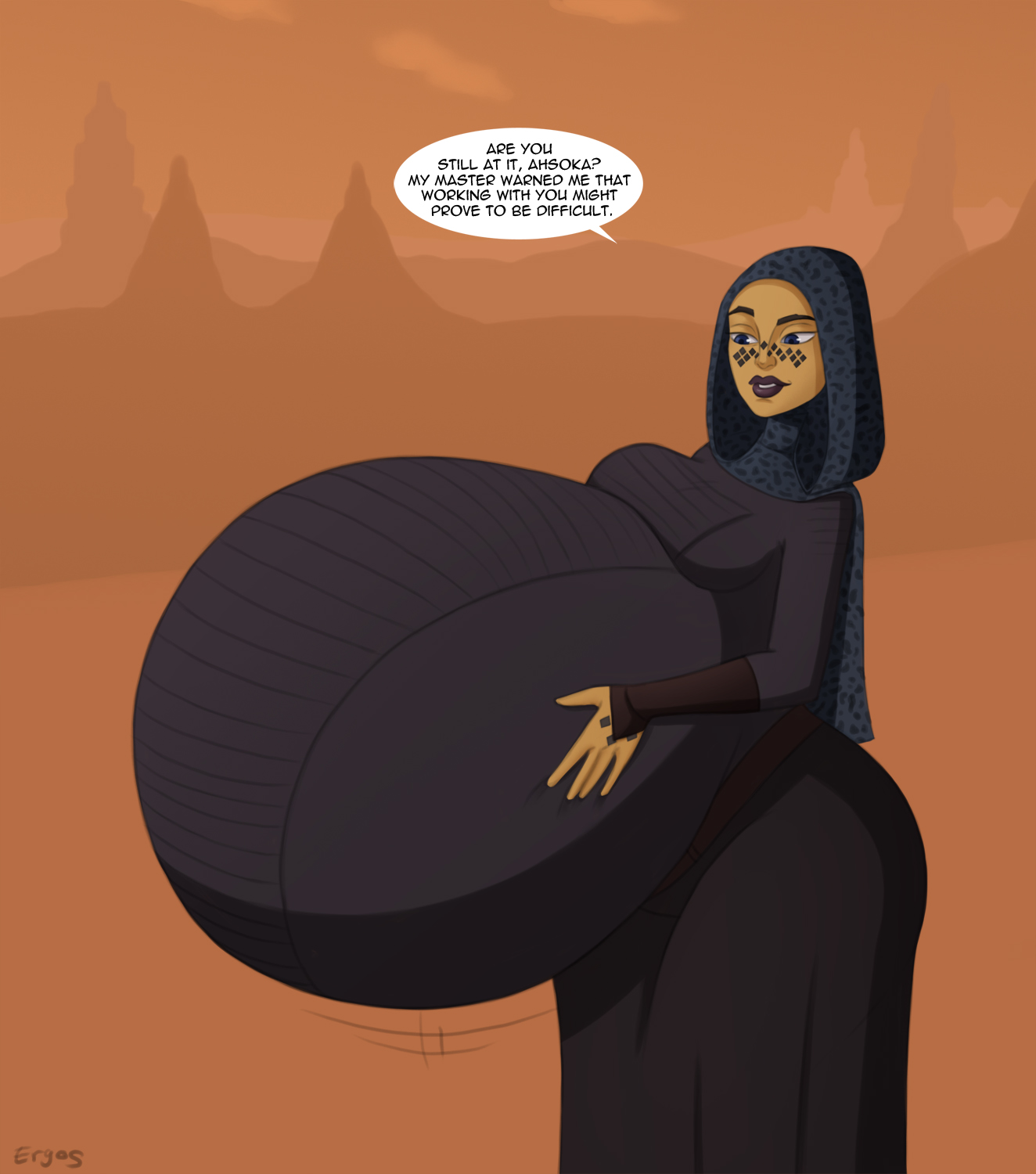 Barriss Offee (Star Wars) Rule 34 Image
