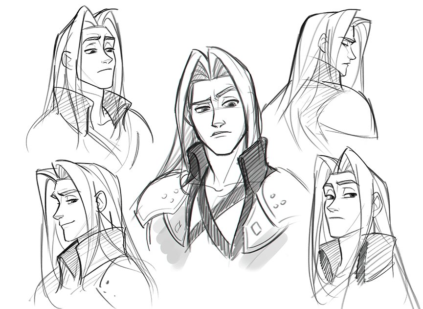 Sephiroth (Final Fantasy) Rule 34 Image