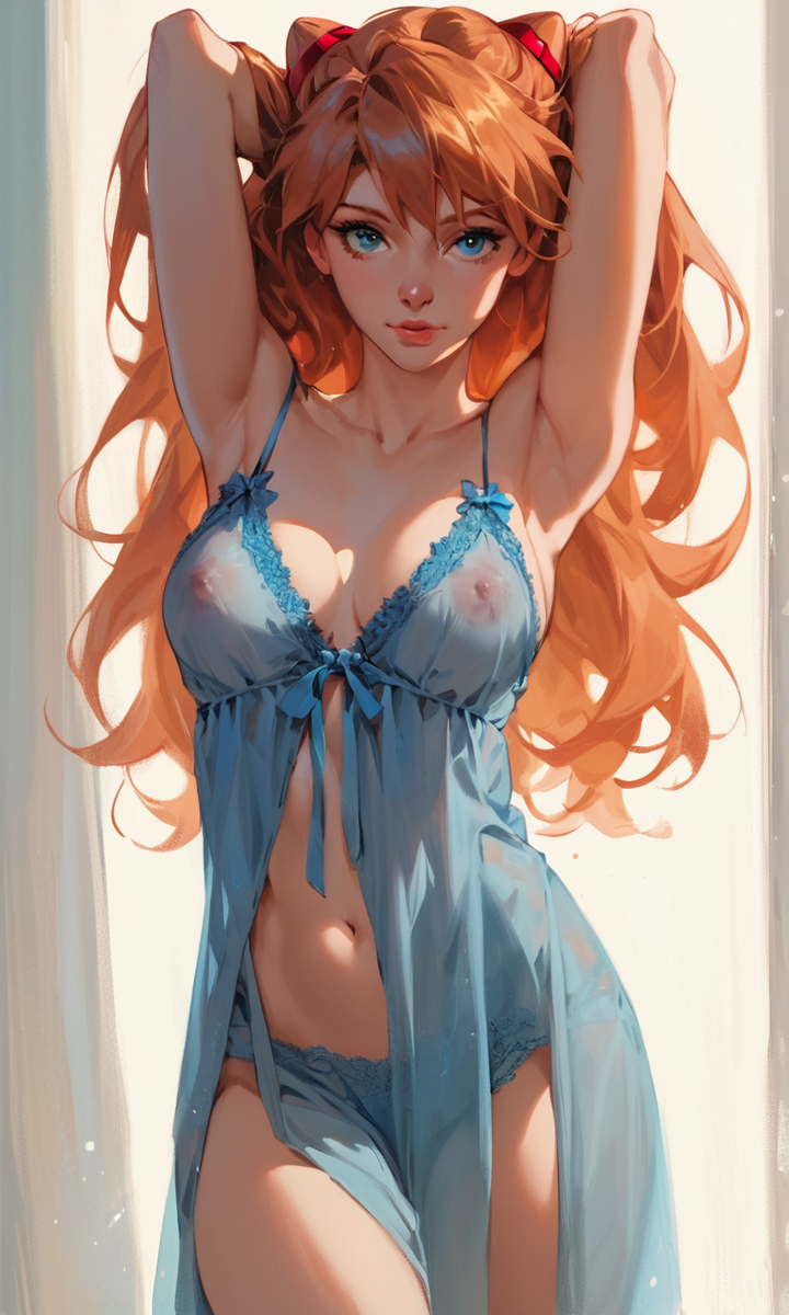 Asuka Langley Sohryu (Neon Genesis Evangelion) Rule 34 Image