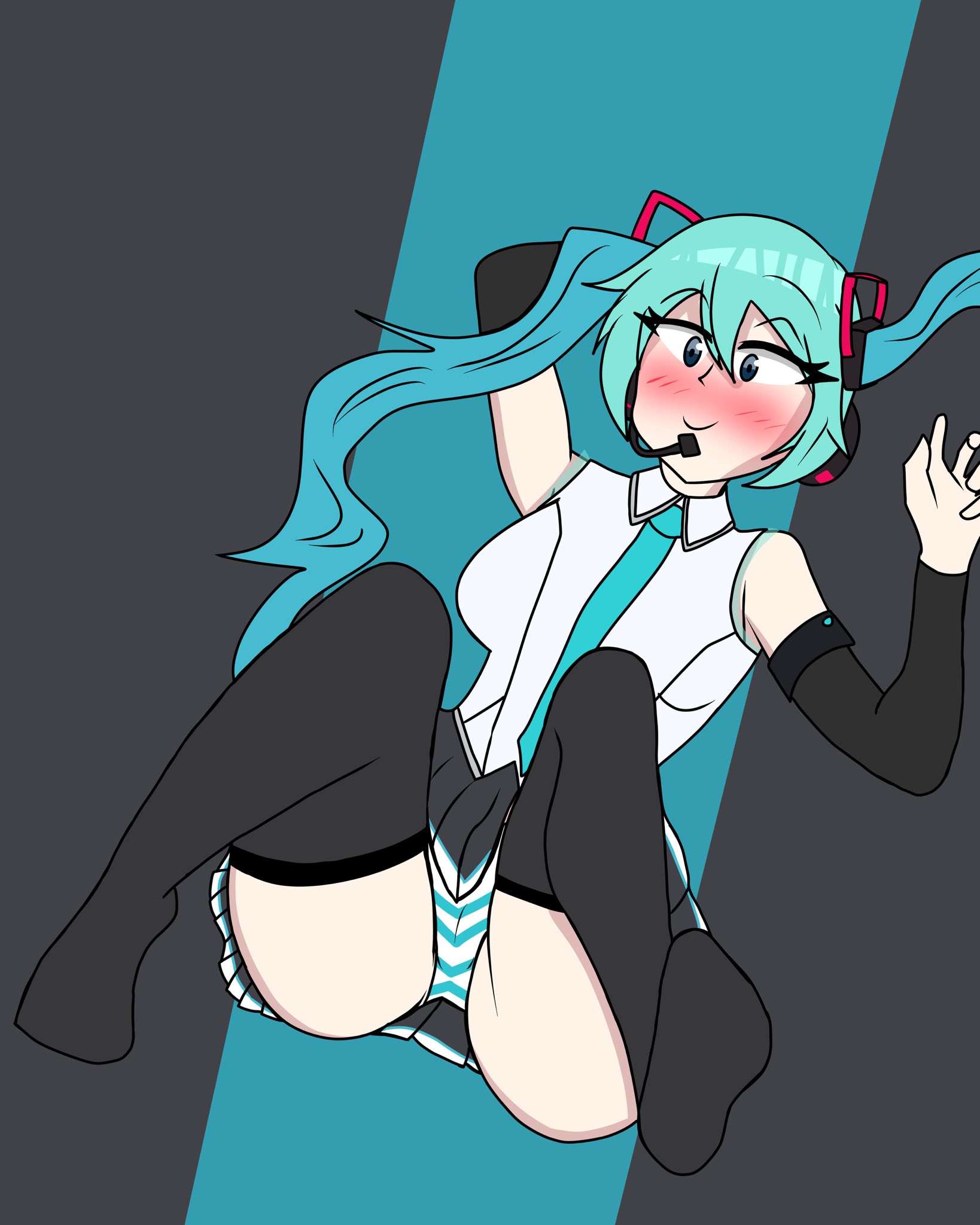 Hatsune Miku (Vocaloid) Rule 34 Image