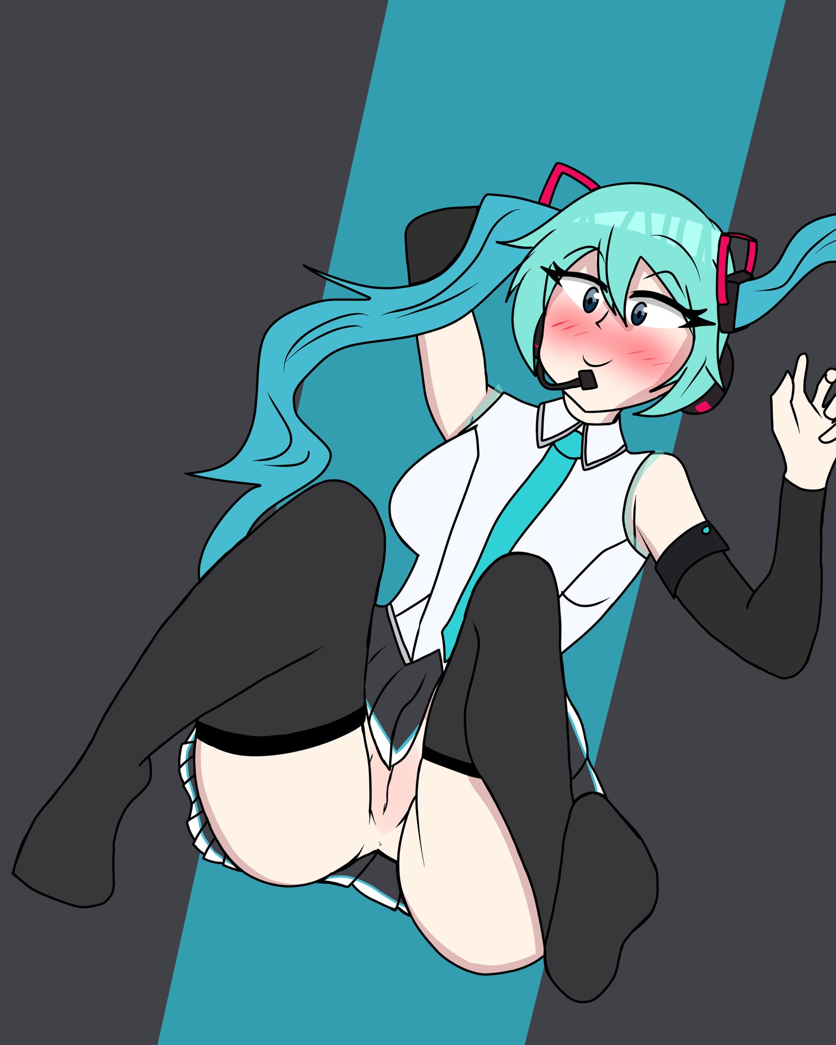 Hatsune Miku (Vocaloid) Rule 34 Image