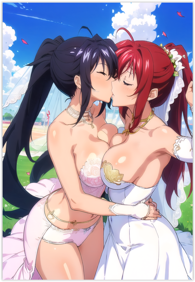 Akeno Himejima (High School Dxd) Rule 34 Image
