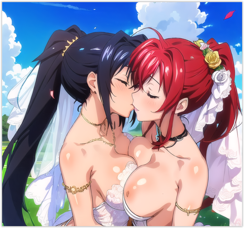 Akeno Himejima (High School Dxd) Rule 34 Image