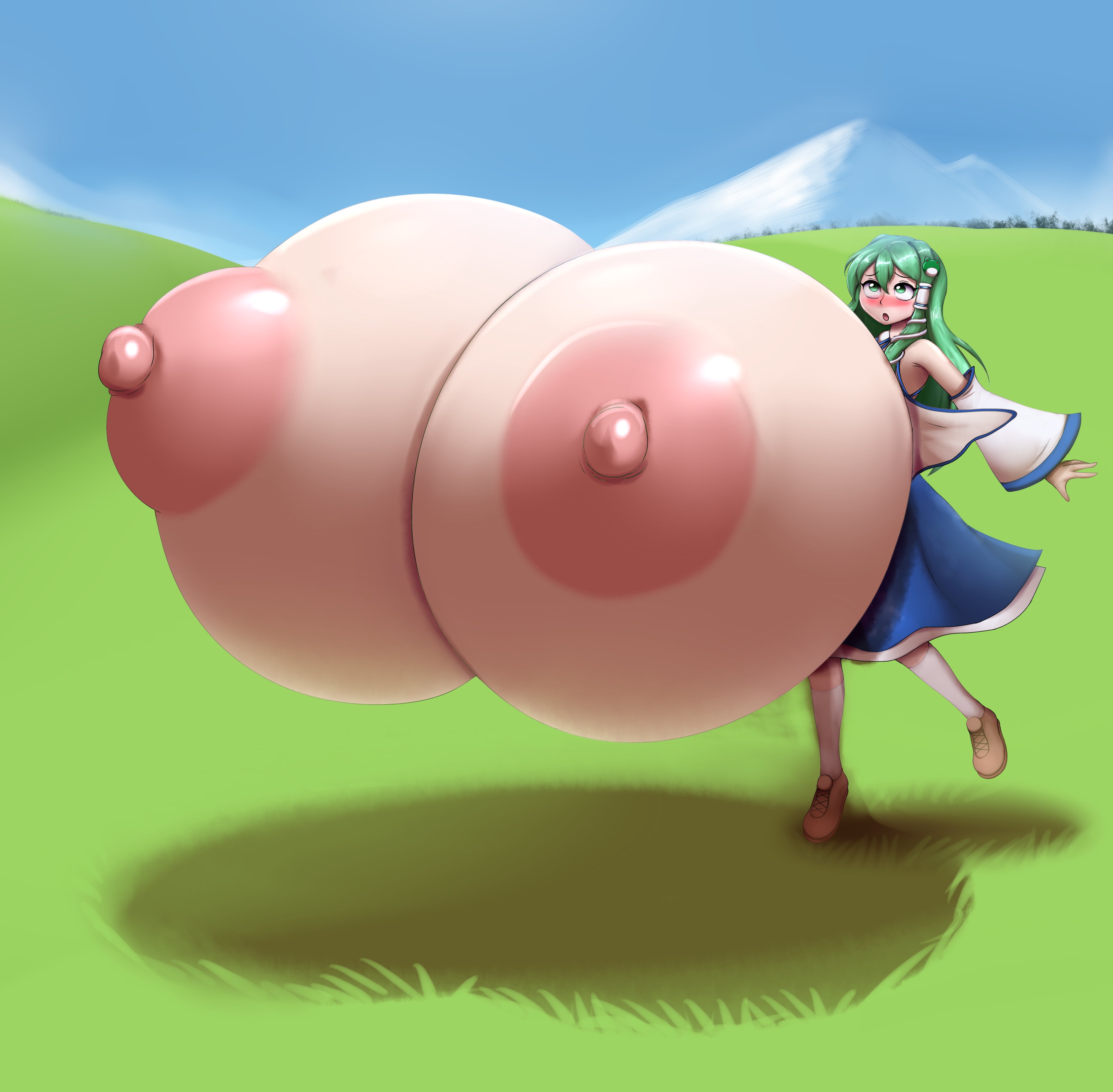 Sanae Kochiya (Touhou) Rule 34 Image