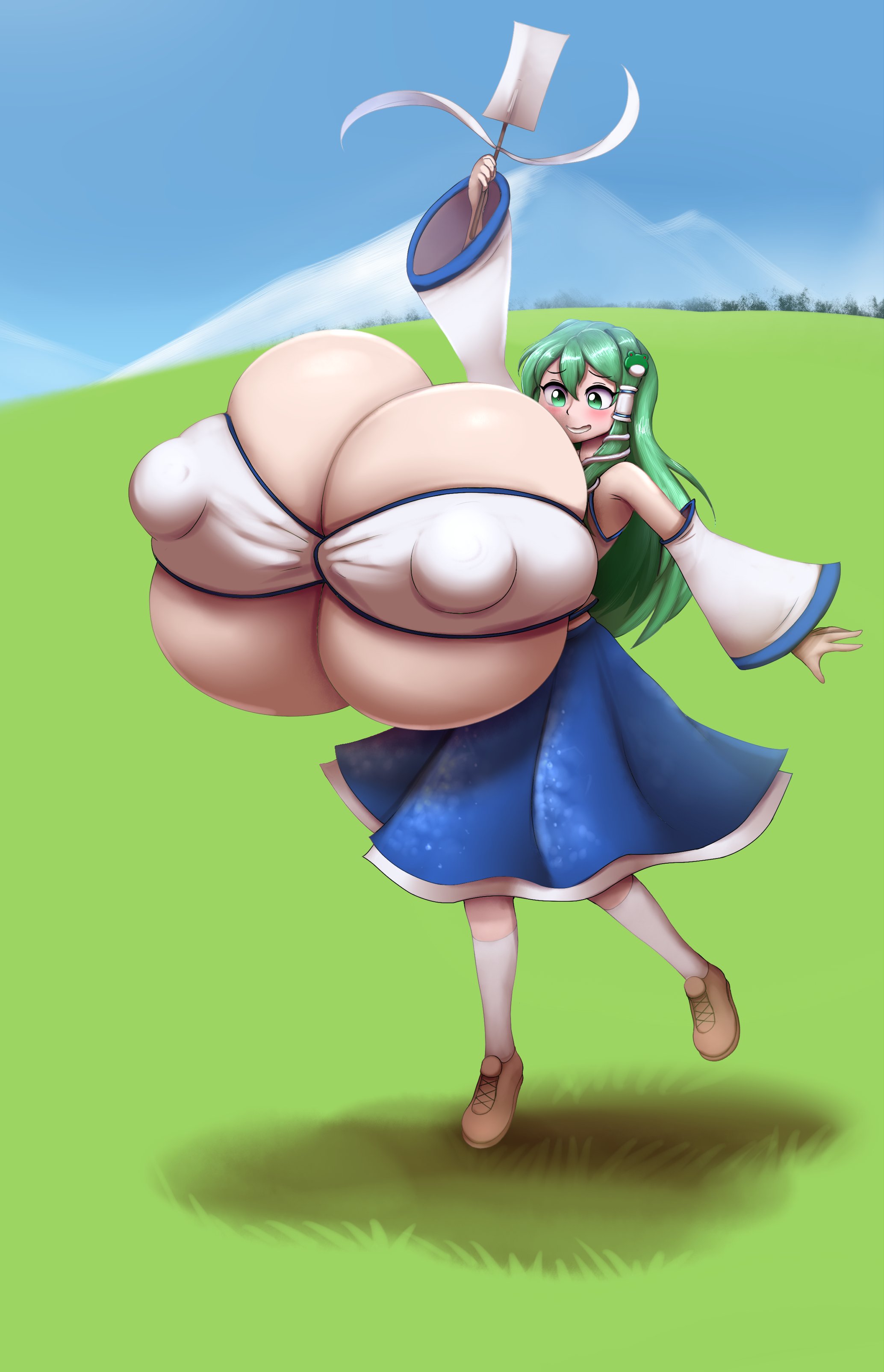 Sanae Kochiya (Touhou) Rule 34 Image