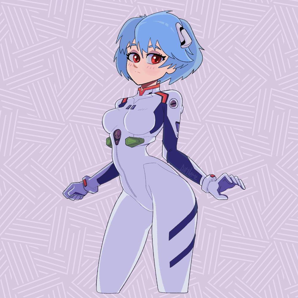 Ayanami Rei (Neon Genesis Evangelion) Rule 34 Image