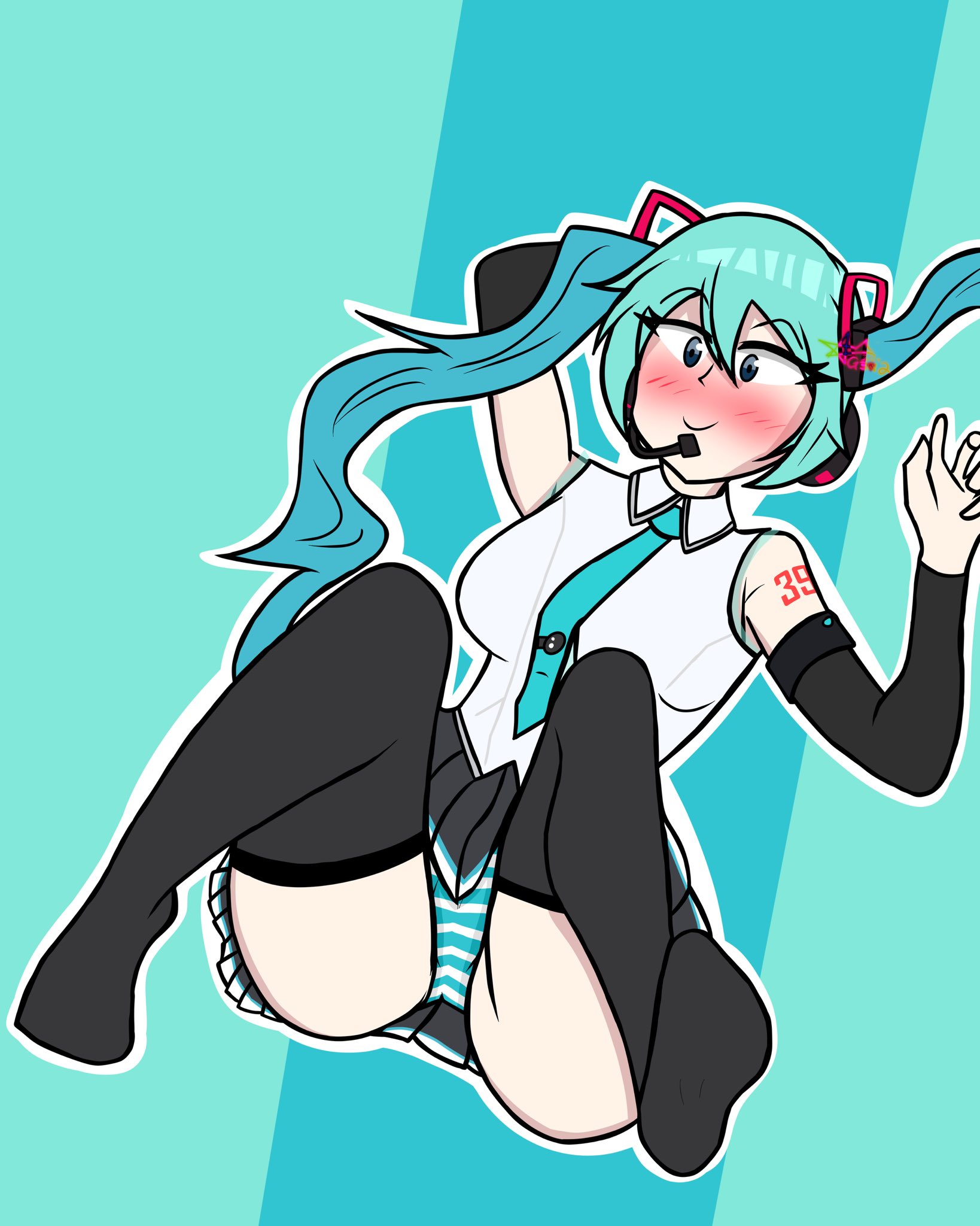Hatsune Miku (Vocaloid) Rule 34 Image
