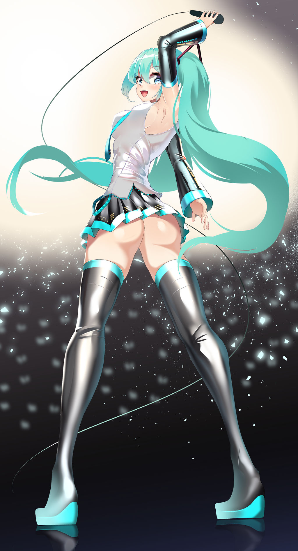 Hatsune Miku (Vocaloid) Rule 34 Image